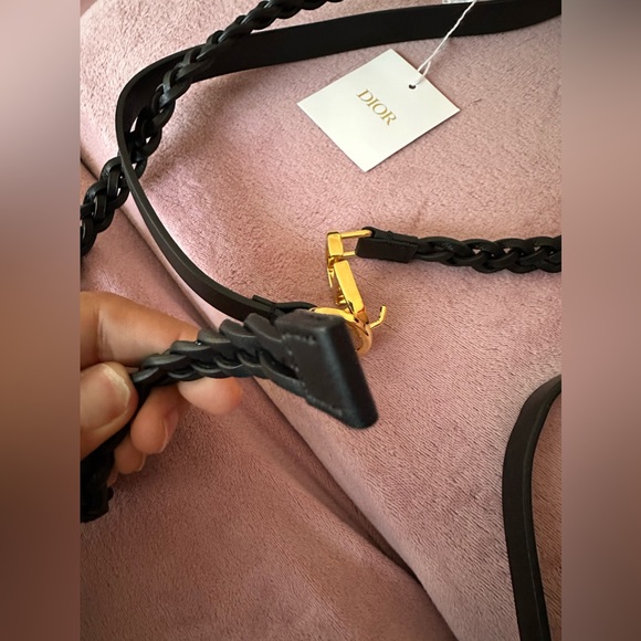 Christian Dior Double Calfskin Belt - NWT- Black Dior belt size 70 - Picture 11 of 14